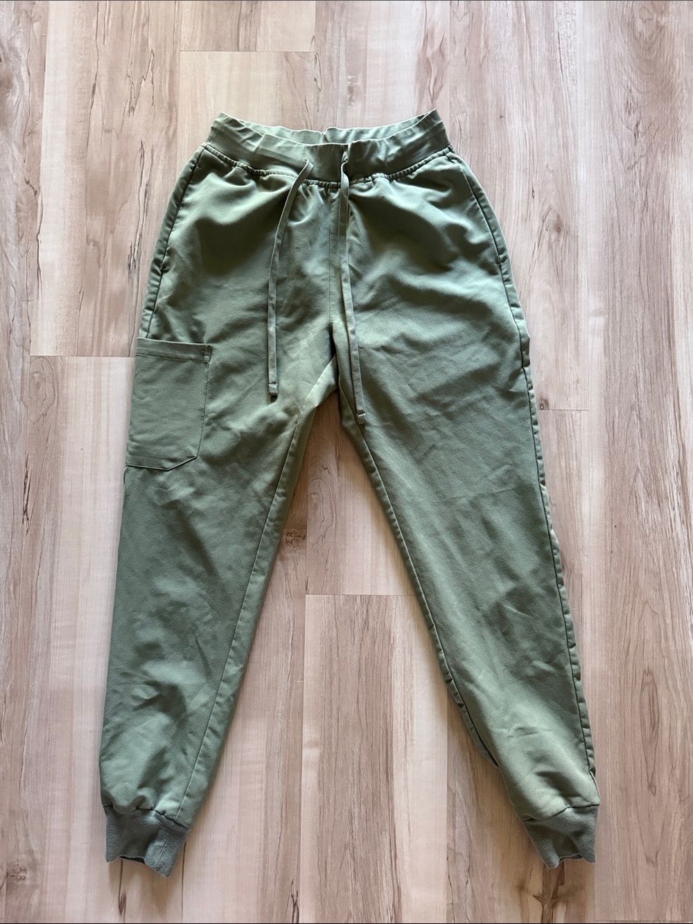 Mandala Olive GreenJogger Scrub Pants